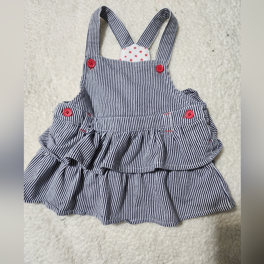 Healthtex blue and white striped jumper 6-9 month